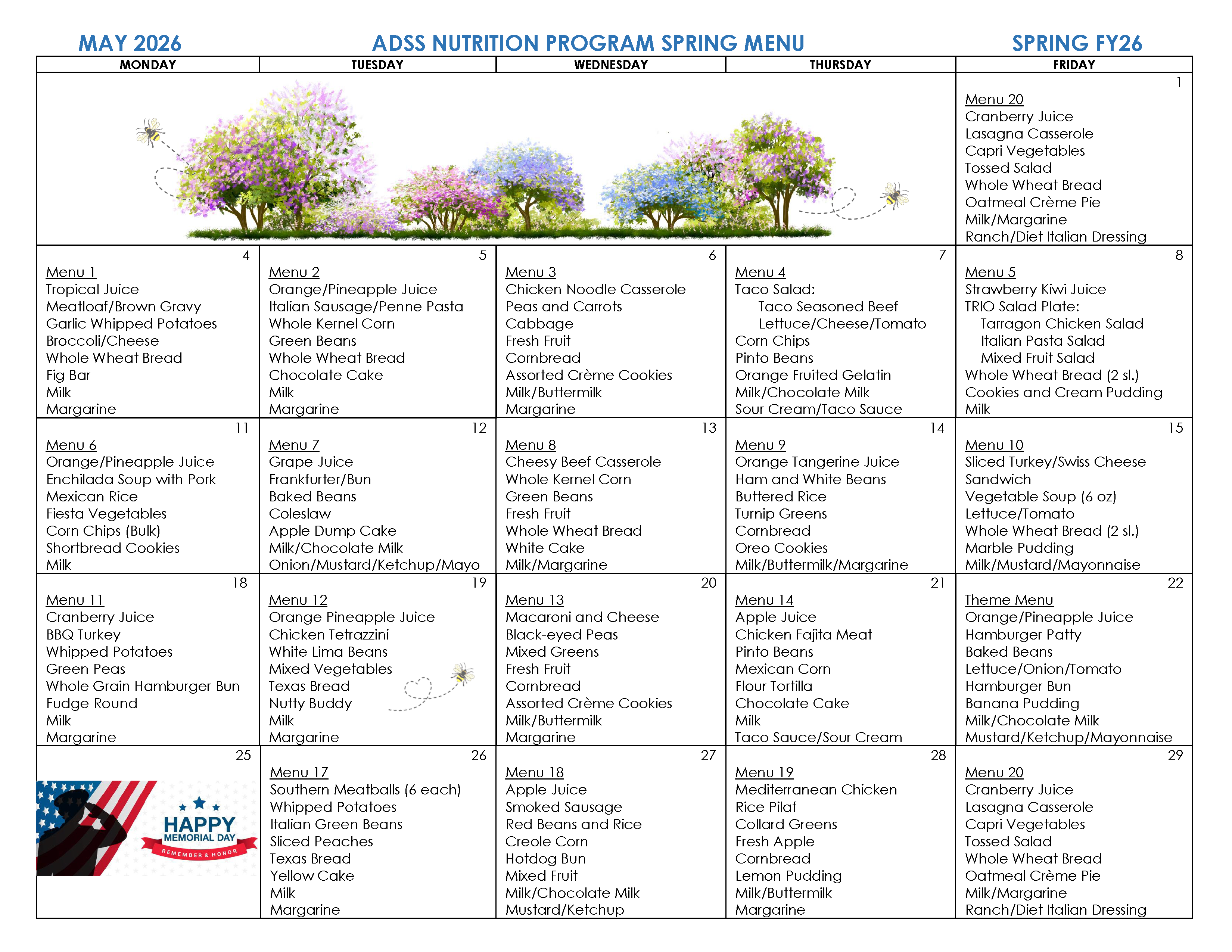 May Senior Nutrition Men