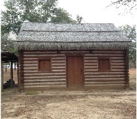 Native American Village Cabin image