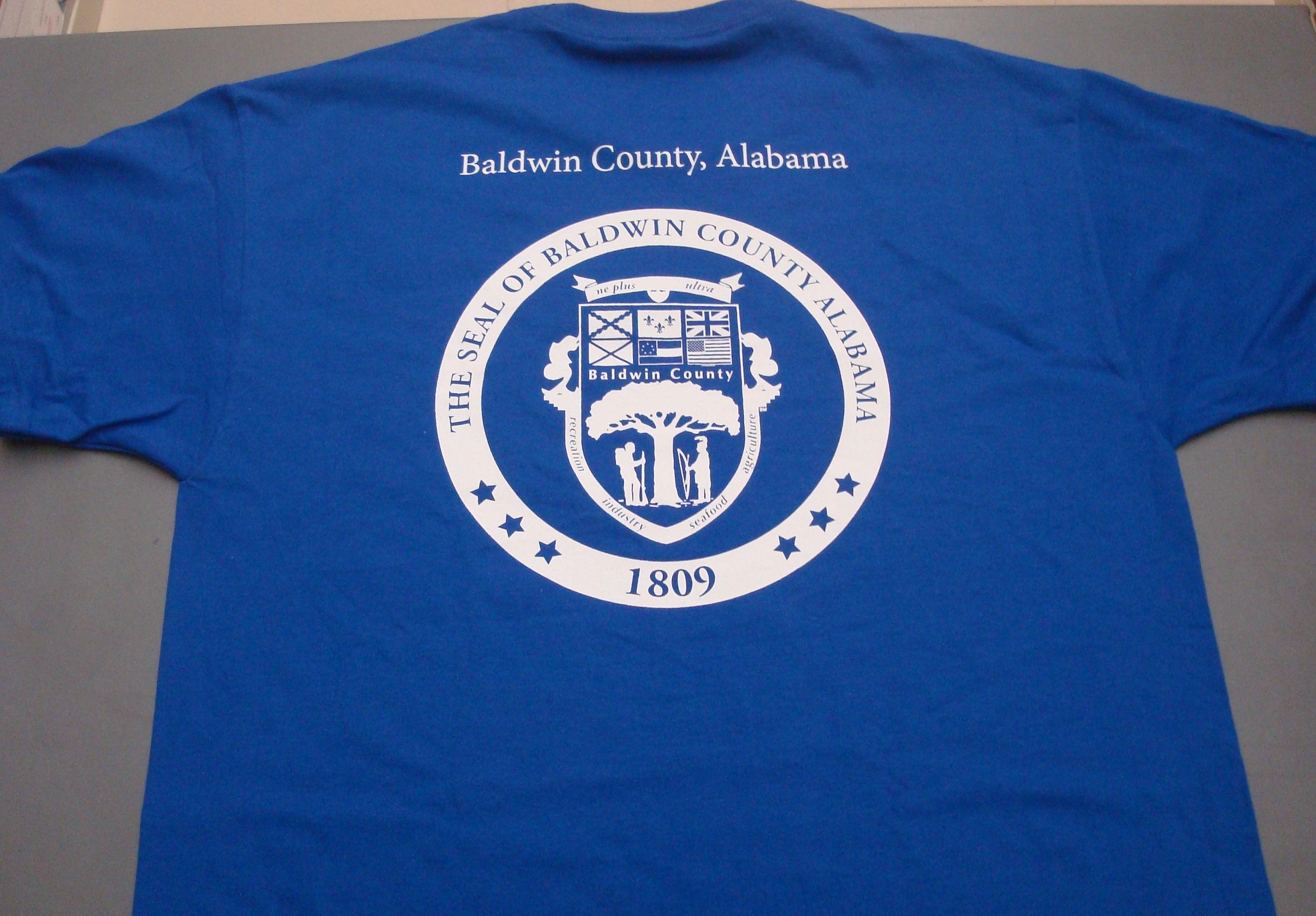 back of t shirt