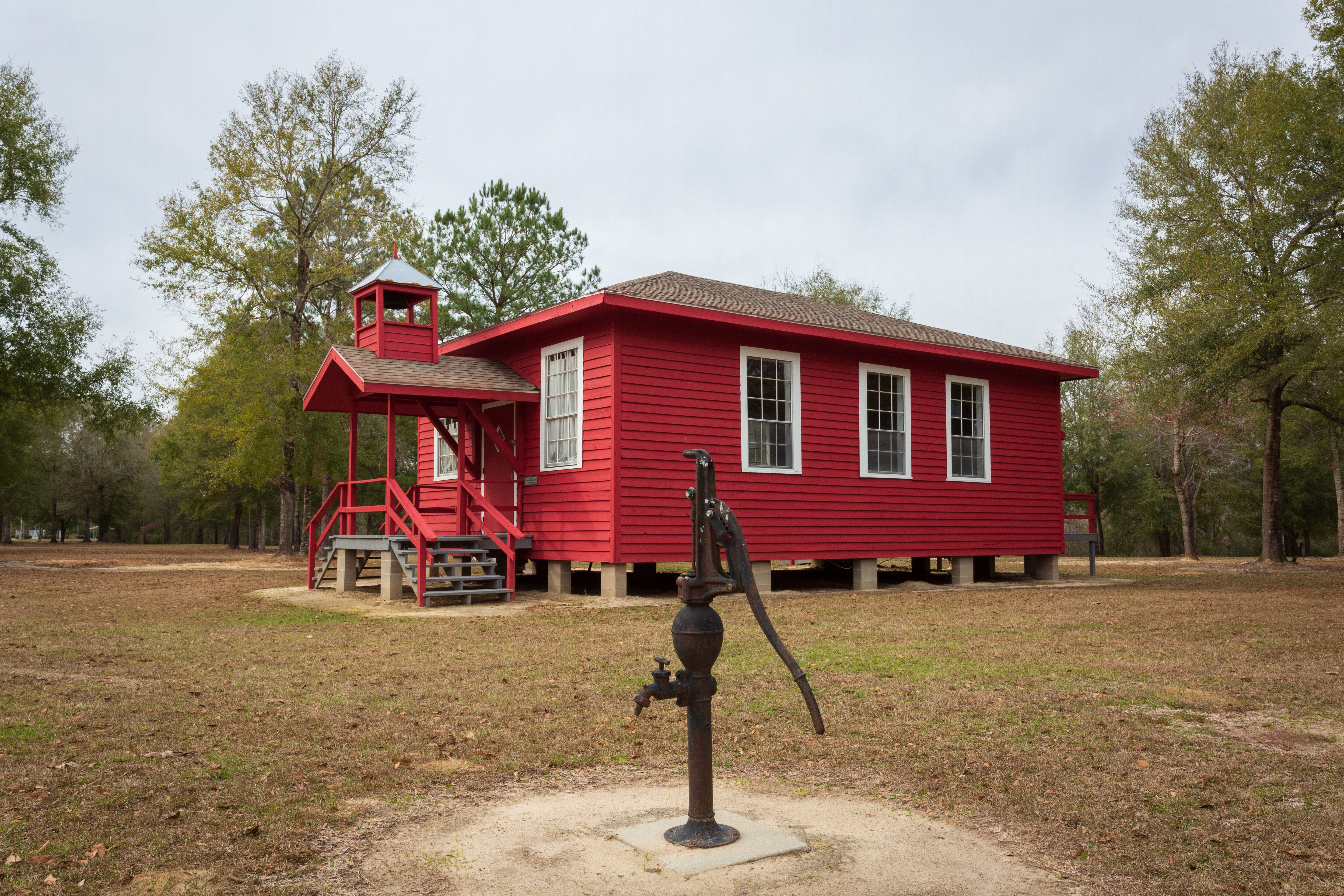 RedSchoolhouse little red schoolhouse at bicentennial park