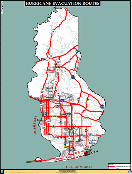 evacuation-routes Evacuation routes are highlighted in red