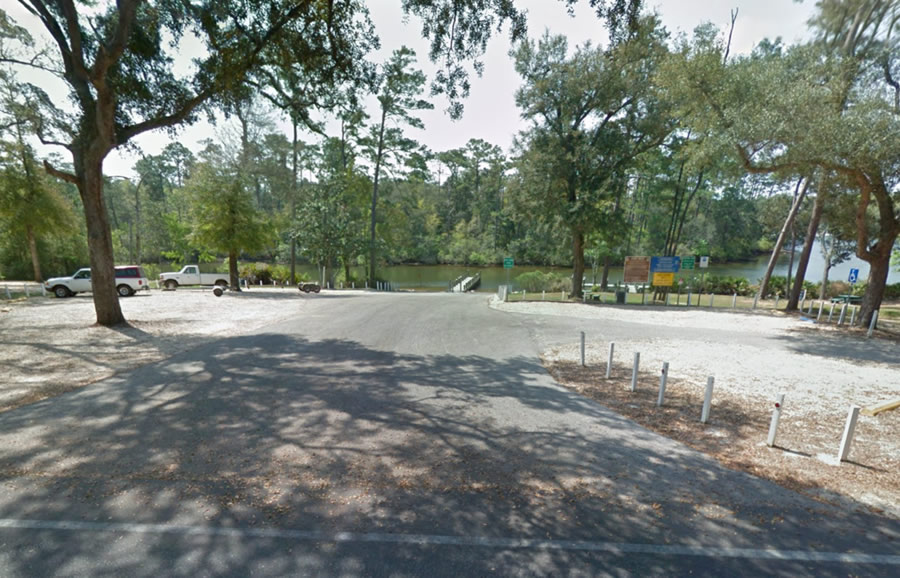 boat launch ramp at josephine park