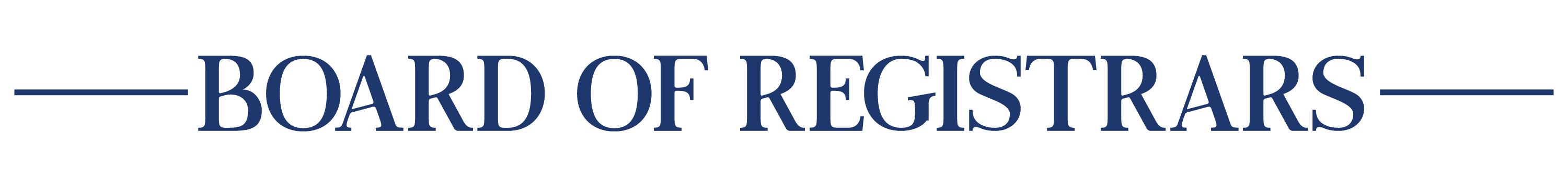 board of registrars